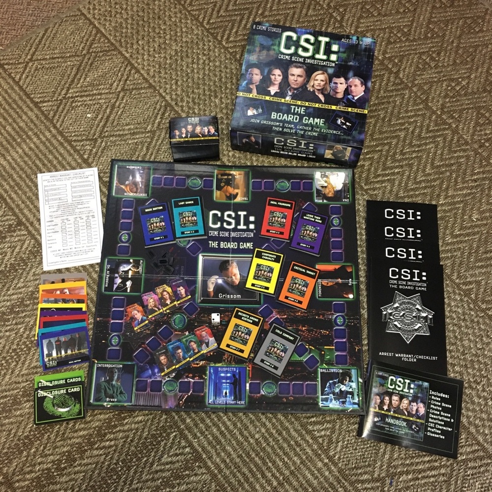 CSI,Crime Scene Investigation, Board Game,Complete - Picture 4 of 8